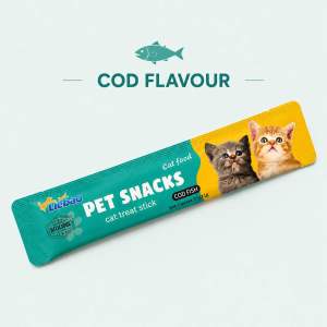 LIEBAO Creamy Cat Treat 15g Cat Snack Stick High Vitamin Wet Cat Food Creamy Makanan Kucing Snek Kucing Cat Treat猫条
