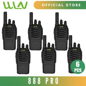 WLN 888pro 5W 16 Channel UHF 400-470MHz Two-Way Walkie Talkie Radio - SET OF 6