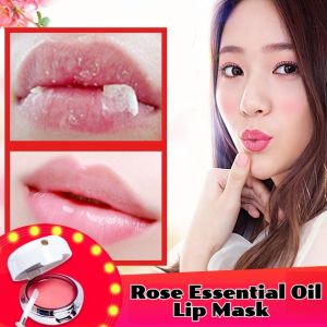 Rose Essential Oil Lip Mask Lip Balm Lip Sleeping Mask Moisturizing And Nourishing Lip Care