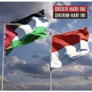 BENDERA PALESTINA DAN INDONESIA