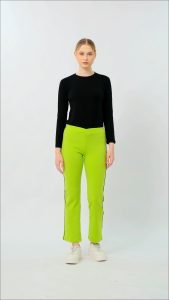 (PNJG LIST)celana panjang garis dua bahan spandex/traening olah raga wanita motif garis samping/bawahan celana senam aerobic zumba