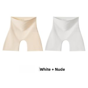 miiow | High-Waist Abdomen Control Ice Silk Thin Womens Safety Pants Invisible Hip-Lifting Briefs Summer Youth Anti-Light Underwear