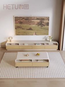 HETU | Soft Toned Tall TV Cabinet 2026 New Version Luxurious Feel