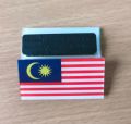 LENCANA JALUR GEMILANG MAGNET| TAG MAGNET BENDERA MALAYSIA |PELAJAR SIZE 5cm x 2.5cm| BENDERA MALAYSIA MATERIAL UV GLOSSY COATING Office Stationery. 