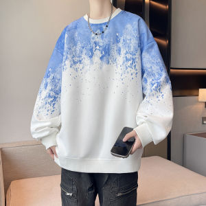 Áo Nỉ Cổ Tròn Rộng Rãi Thường Ngày Cho Thanh Thiếu Niên Mùa Xuân Thu Mới 12-16 Tuổi Học Sinh Trung Học Cơ Sở Áo Lót