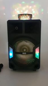 SKG ลำโพงล้อลาก 12 นิ้ว 6000 W รุ่น AV-1000 BT12 สีดำ