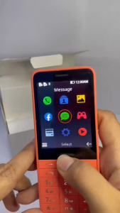 【Top Sales】Original Brand New Nokia 215 4G Keypad Basic Feature Phone Dual Sim 2.8" Big Screen FM Radio Cloud APP Long Standby Big Buttons Type-C Charging MP3 Player Speed Dial