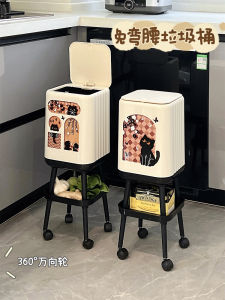 ถังขยะครัวขนาดใหญ่ความจุสูงแบบเคลื่อนที่ได้ ไม่ต้องงอศีรษะ ถังขยะขนาดใหญ่สำหรับใช้ในบ้าน ถังขยะมืออาชีพสำหรับใช้ในบ้าน