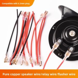 BONINGYU | Copper Horn Wire 6.3mm Terminal Connector Cable