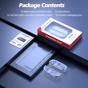 HUADAI Suitable For Switch 2 2025 Transparency Pc Protective Case Game Console Handle Full Package Ultra Thin Split Protective