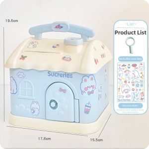 Lockable Childrens Cute Piggy Bank