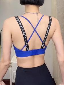 เสื้อกล้ามโยคะเซ็กซี่สำหรับฤดูร้อน ผ้าฝ้ายระบายอากาศได้ดี แห้งเร็ว ยืดหยุ่นสูง สำหรับผู้หญิง พร้อมแผ่นเสริมหน้าอก