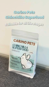 [24HR SHIP] CARINO PETS CHINCHILLA SUPERFOOD 600G Premium Makanan Pellet Probiotics Cincila 龙猫饲料益生菌 粮食