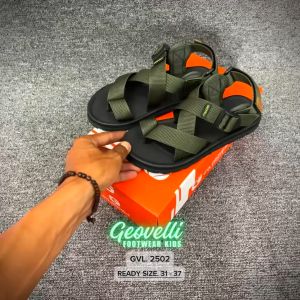 GVL GEOVELLI G2502 Zantios Army | Sandal Anak Sandal Tali Anak Outdoor Adventure Hiking