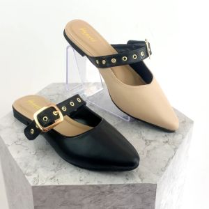 Heaves - Sepatu Flat Wanita Haruka Black - Sepatu Flat Wanita Premium