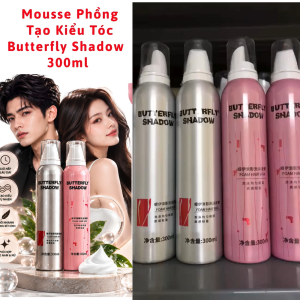 Mousse tạo kiểu tóc Butterfly Shadow Foam Hair Wax 300ml Chính Hãng .