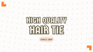 JOSEI High Quality Hair Tie Black Hair Band Rope Black Ponytail [RB309]