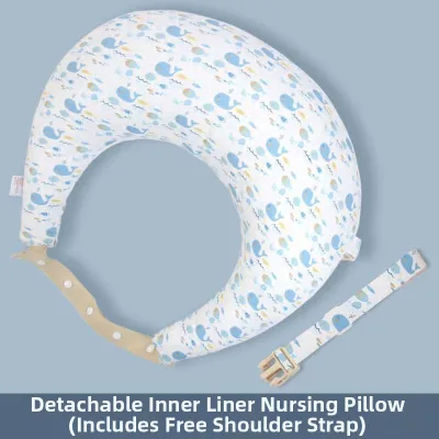 Breastfeeding Support Pillow For Holding Baby Prevents Spilling Milk
