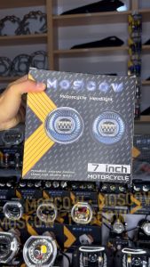 LAMPU BILED LAMPU DEPAN 7 INCH SET BATOK HITAM CHROME MOTOR CUSTOME CB GL TIGER KATANA BILLET PROJIE BILLED 7INCH DEVIL EYE SENJA HIGH LOW PUTIH KUNING HEADLAMP LAMPU UTAMA PROYECTOR LED REFLEKTOR ORIGINAL MOSCOW 60 WATT SUPER TERANG LAMPU MOTOR CUSTOM