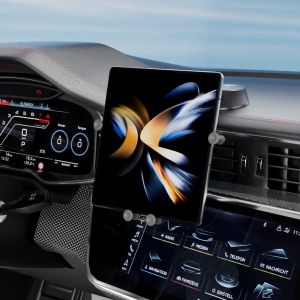 OATSBASF Car Phone Holder Folding Screen Phone Stand For Samsung galaxy S25 Ultra/Z fold 6/5/4/iPad mini (4.7-8")