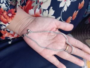 gelang kaki wanita titanium asli