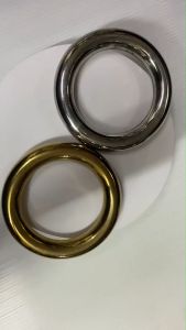 วงกลมโดนัทสแตนเลส เกรด304 (สีเงิน-ทอง) ขนาด 3/4x12cm แข็งแรงทนทาน จัดส่งไวทั่วประเทศ