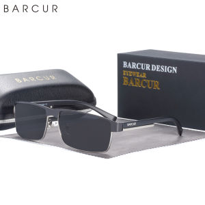 BARCUR Classic Basic Business Style Sunglasses With Rectangular Frame Tac Lens Uv Protection Versatile For Daily Use