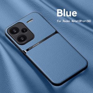 ♥Ready Stock +FREE Shipping+COD♥Luxury Magnetic Leather Solid Color Phone Case For Redmi Note 13 12 11 10 9 Pro 11s 10s 9s Shockproof Back Cover For Redmi 13C