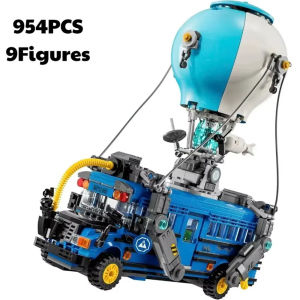 Battle Model Bus Christmas Birthday Party Festival Gift 954Pcs Brick Children Educational Toy