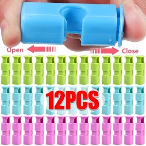 Polocat 12/3Pcs Food Sealing Clips Reusable Bread Storage Bag Clip for Snack Wrap Bags Spring Clamp Kitchen Gadgets Sealing Clamps