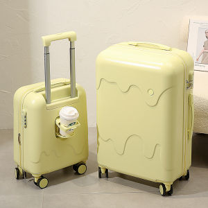 New 18"20"22"24"26"28 Inch Ladys PC Large Travel Suitcase With Silent Wheels Password Lock Trolley Roller Big Luggage For Men Free Shipping
