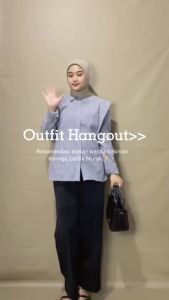 [FAEYZA.CLO] VELLA SHIRT - KEMEJA WANITA MOTIF SALUR - ATASAN WANITA KEMEJA STRIP KOREAN STYLE