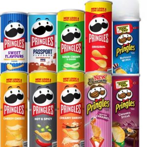 Pringles Potato Chips Crispy Delicious Original Flavor Seaweed Flavor Multiple Tastes Available Korean Made Snacks 97g Bucket
