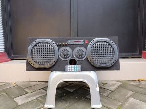 speaker aktif mobil 24v cocok buat mobil ber accu 24v usb bluetooth aux mmc