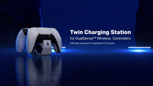 PowerA Twin Charging Station for PlayStation DualSense Wireless Controllers (Officially Licensed)