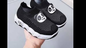 Korean style new childrens coconut shoes boys and girls casual sports shoes flying woven shoes