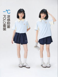 zosee | Girls Summer Clothing Set Shortsleeve Tshirt Polo Halfsleeve and Skirt/Shorts