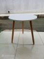 Meja bulat 40cm  minimalis / Meja bulat sudut ruangan / Round Table. 