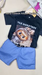 Setelan Baju Anak-Anak LABUBU 1-4 Tahun / Baju Anak Berkualitas