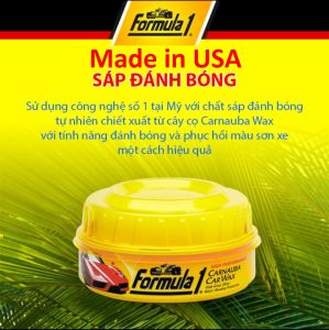 Kem Đánh Bóng Ô Tô Chính Hãng Mỹ FORMULA1 Hộp Lớn 340Gr Chất Đánh Bóng Bảo Vệ Sơn Ô Tô Cao Cấp