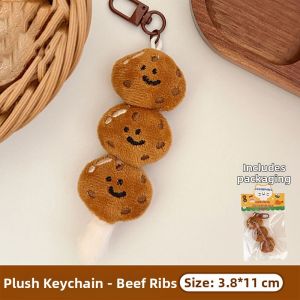 JIFANPAUL | Cute Kawaii Accessory Keychain for Girls Bags Creative Plush Toy