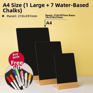 MEIXIAOBAO | Erasable Menu Display Stand Blackboard
