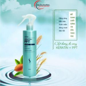 Xịt Dưỡng Obsidian Keratin PPT Dưỡng Đa Năng Tái Tạo Tóc Khô Sơ Giúp Tóc Trở Nên Bóng Mượt 320ml