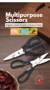 Heavy Duty Multipurpose Stainless Steel Scissors | Kitchen Scissors