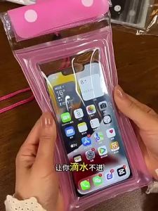 Mobile Phone Waterproof Bag Universal Airbag Beg Telefon Kalis Air Drifting Swimming Phone Poket