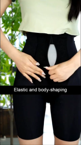 [READY STOCK】𝗦𝗲𝗮𝗺𝗹𝗲𝘀𝘀 𝘇𝗶𝗽𝗽𝗲𝗿 bodyshaper shorts