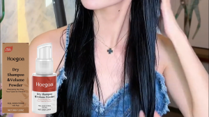 Hoeoga Leave-in dry hair spray controls oil adds volume refreshes removes grease convenient revitalizes 60g