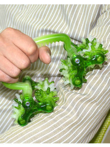 Dual-Color Moon Car Massager Hand-Push Style Space Vehicle Plastic Shoulder Back Massage Roller Meridian Activation Massage