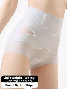 DLAIZI | High Waist Abdomen Flattening Slimming Shape Wear Butt Lifting Ice Silk Breathable Pants