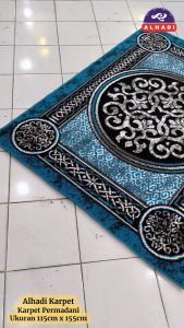 Alhadi Permadani 115 x 155cm Tebal 8mm Karpet Lantai Shabel Mobel Afbel Abstrak Modern Klasik 1